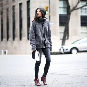 Zara Mohair Sweater Coatigan